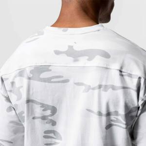 T-shirt manches courtes camouflage pour homme-T-shirt tendance à motif camouflage pour aventures en plein air et tenues décontractées - Product Image 3