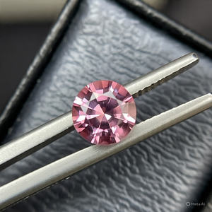 Exclusivo 3 Crt Fancy Round Brilliant Cut Pink Lab-Grown Moissanite D Color VVS1 Piedra preciosa suelta de alta calidad para joyería - Product Image 6