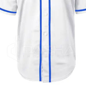 Maillot de baseball personnalisé vêtements de softball hauts de chemise respirant impression numérique par sublimation hauts vierges bon marché avec couleur personnalisée - Product Image 6