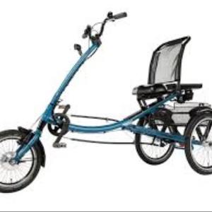 Tricycle électrique 48v 700w Moteurs doubles Batterie au lithium 42x22x33 pouces Alimentation électrique Modèle MT-FOLD-TRK-700 - Product Image 1