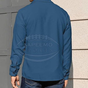 Chemises décontractées pour hommes, respirantes, tendance, style oversize, 100% coton, confort quotidien - Product Image 4