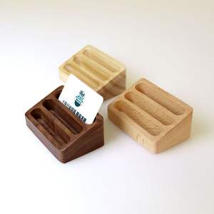 Classic Wooden Business <b>Card</b> Stand | Premium <b>Handmade</b> Work | Bulk Wholesale - Product Image 1
