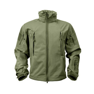 Chaqueta Softshell con Cuello Alto para Hombre, Resistente al Viento, de Lona Protectora para Motociclistas, para la Temporada de Otoño - Product Image 3