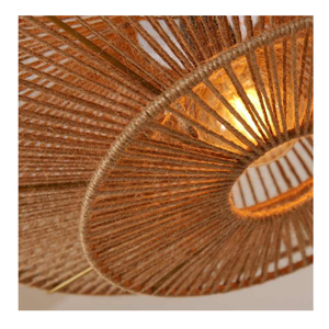 โคมไฟไม้ไผ่สานมือเป็นมิตรต่อสิ่งแวดล้อมแบบยั่งยืนที่ครอบไฟแบบเรียบง่ายทันสมัยโรงงานเวียดนาม - Product Image 4