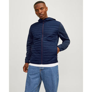 Veste hybride d'extérieur en polaire personnalisée de haute qualité, unisexe, taille plus, veste matelassée d'hiver pour hommes, grossiste, OEM - Product Image 3