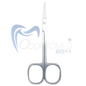 Instrumentos quirúrgicos Tijeras Iris Punta recta Acero inoxidable 12cm Tijeras de cirugía plástica dental - Product Image 1
