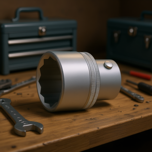 Hazet 1'' Short <b>12</b>-<b>Point</b> Metric Square <b>Socket</b> - Product Image 3