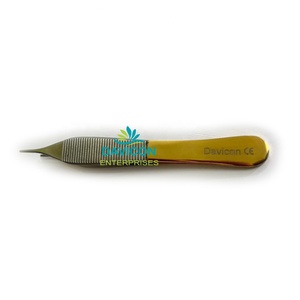 Pinces anatomiques Adson en acier inoxydable TC 120 mm, manuelles, certifiées CE |   Matériel médical chirurgical de qualité supérieure - Product Image 5