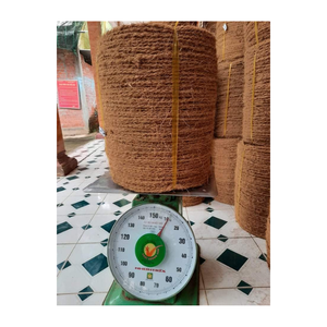 Natural <b>rope</b> made of coconut husk used <b>for</b> gift wrapping home accents plant binding and rustic product displays - Product Image 5