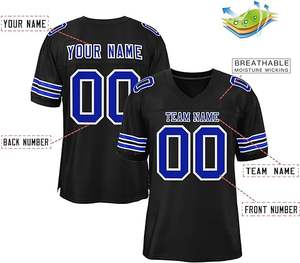 Uniforme de Fútbol Americano Personalizable, Transpirable y de Secado Rápido, Precio de Fábrica, Venta al Por Mayor - Product Image 2