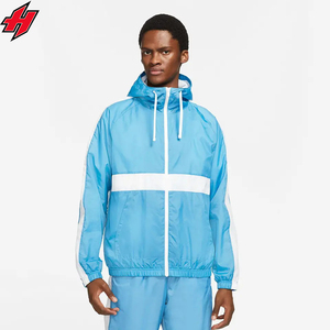 ชุดแจ็กเก็ตกันลมน้ำหนักเบาแห้งเร็วผ้าโพลีเอสเตอร์แบบ100% ออกแบบได้ตามต้องการพิมพ์โลโก้ XL - Product Image 2