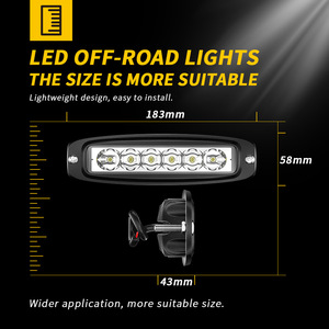 12V 24V LED Auxiliary <b>Work</b> <b>Light</b> for Truck Tractor Construction Equipment - Product Image 3