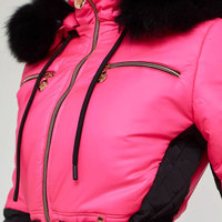 Setelan Ski Salju Pria Khusus Anti Air Berlapis Insulasi Jaket Satu Potong Setelan Ski Luar Ruangan Tahan Angin Jumpsuit Ski untuk Wanita