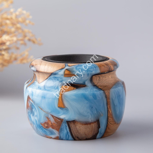 Mubkhar Bois Résine Bakhoor Brûleur Bukhoor Bois Pour Cadeau De Mariage Brûleur D'encens Électrique Bakhoor By Tradnary Exim Pvt Ltd - Product Image 5