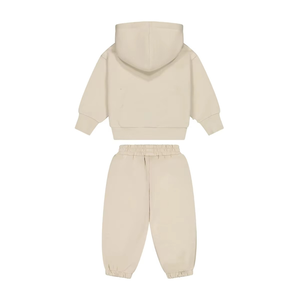 2025 Kids Winter Tracksuits Sets Active Wear Design Casual Track Suit For <b>Children</b> Pullover <b>Hoodie</b> Solid Color Plain Outfit - Product Image 3