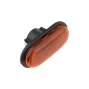 Aile latérale Renault 19 Europa avec clignotant LED jaune 5W, lentilles fumées, plastique neuf, 7700847333-7700822136 - Product Image 1