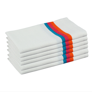 100% coton hareng os serviette pour maison plage cuisine enfant Restaurant couleur Turquoise tissé durable lin microfibre - Product Image 1