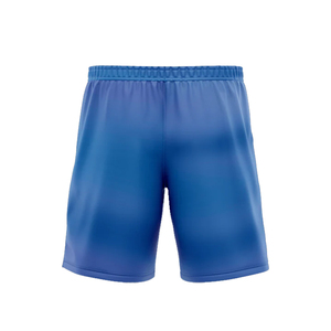 Unisex Blue Basketball Shorts With Number 35 Sublimated Print Quick Dry Polyester Elastic Waist Regular Fit Adult Sports Shorts - Product Image 2