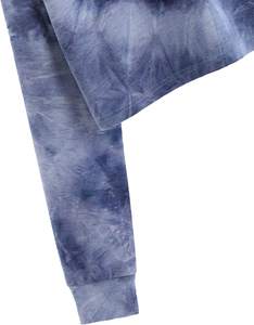 Sweat-shirt à capuche élégant pour femme, en polaire écologique, à manches longues, coupe courte, pour l'entraînement, avec designs personnalisables - Product Image 3