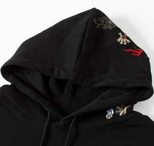 Confortable Hommes Hoodies Coton Fait Meilleur Broderie Hoodies En Gros Pas Cher Prix Hommes Broderie Hoodies - Product Image 5