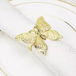 Rond de serviette doré de qualité supérieure Rond de serviette de cuisine de forme ronde de taille personnalisée au meilleur prix - Product Image 6