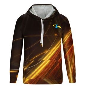 เสื้อฮู้ดผู้ชายทรงบ็อกซี่แนกแอซิดมีฮู้ด400GSM พิมพ์ลาย DTG และมีฮู้ดพลอยเทียมปรับแต่งได้ - Product Image 6