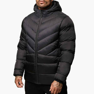 Personalizado de alta calidad OEM diseño personalizado ropa de invierno abrigo de burbujas hombres Streetwear chaqueta acolchada de talla grande con cremallera hecho Pakistán - Product Image 3