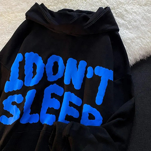 Pullover 3D puff estampado sudaderas con capucha para hombres Custom hip hop 100% algodón peso pesado puff estampado sudaderas con capucha - Product Image 2