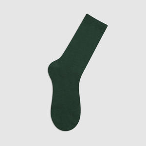 Chaussettes mi-mollet en coton pour femmes, respirantes, tricotées, design classique haut de gamme, couleur unie, confortables, style coréen - Product Image 6