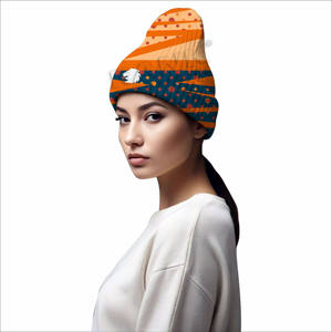 Nouveaux bonnets en jacquard pour femmes de haute qualité, services OEM, fabrication au Pakistan, prix bas, bonnets pour femmes - Product Image 1