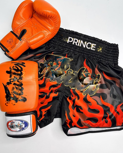 Prince Industry, los últimos pantalones cortos más vendidos hechos a medida con sublimación bordada, ropa de artes marciales, pantalones cortos de entrenamiento de combate MMA - Product Image 4