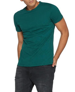 Nueva llegada 2025 camiseta lisa 100% algodón al por mayor hombres camisetas impresas personalizadas Logotipo de impresión 100 Camiseta de algodón - Product Image 1