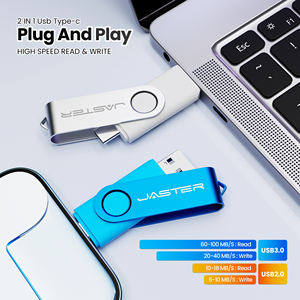Flashdisk USB Type-C OTG Custom Logo Gratis 32GB 64GB Memori Flash 16GB untuk Smartphone <span class=keywords><strong>2</strong></span> in 1 Cle Pendrive Smart Pendrive - Product Image 2