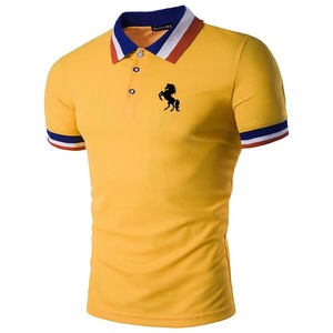 Usine en gros à la mode hommes polos personnalisés 100% coton logo de marque personnalisé décontracté séchage rapide nouveau Design promotionnel - Product Image 6