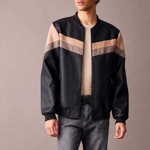 Chaqueta de Cuero Genuino Original para Hombre, Chaqueta de Cuero Clásica, Chaqueta de Invierno a la Moda, Chaqueta Impermeable para Motociclista - Product Image 3