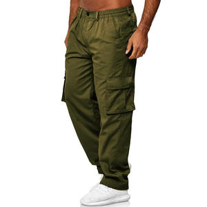 Pantalones Cargo de Trabajo para Hombre, Multibolsillos, Transpirables, Diseño Casual, Nuevo Diseño, Lisos, de Alta Calidad, Secado Rápido, de Algodón Resistente - Product Image 4