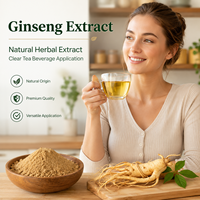 Poudre d'extrait de ginseng LongBio, extrait naturel de racine de ginseng Panax 5:1 10:1 20:1, ginsénosides, OEM ODM personnalisé