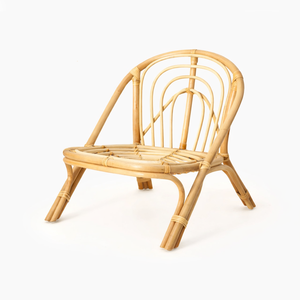 Rattan toddler <b>chair</b> comfortable seat for children <b>hand</b>-made woven cane baby sitting <b>chairs</b> - Product Image 1