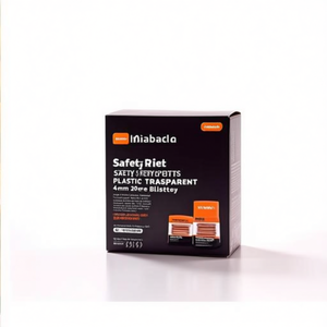 Soportes de Seguridad para Estantes de Acero/Plástico Transparente de 4 mm, Caja de 20 Piezas en Blíster, de Hettich - Product Image 2