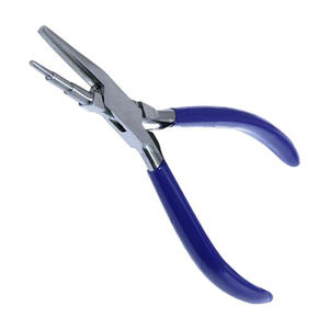 Alicates planos redondos con mango de goma azul para fabricación de joyas de acero y Metal, alicates para enrollar y envolver alambre para la fabricación de joyas - Product Image 5