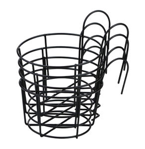 Panier de jardinière suspendu de qualité supérieure support de Pot de fleur en métal pour la maison clôture Patio balcon porche décor - Product Image 6