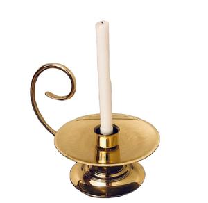 Vintage <b>Brass</b> Chamber-stick Candle-<b>holder</b> <b>Brass</b> Leaf <b>Candlestick</b>, Vintage Metal Candle <b>Holder</b> Home Decoration Usages - Product Image 5