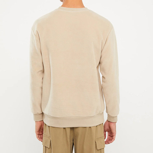 Sweat-shirt en molleton épais surdimensionné unisexe, pull chaud d'hiver, style streetwear, production OEM avec logo personnalisé - Product Image 4