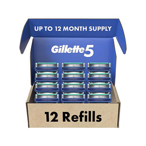 Gran oferta Gill ette 5 recambios de cuchillas de afeitar para hombre, 12 unidades para un afeitado más cómodo a un precio muy barato - Product Image 3