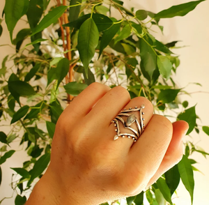 Bague en pierres précieuses de Labradorite naturelle de haute qualité pour bijoux 925 en argent Sterling bijoux en gros bague faite à la main - Product Image 2