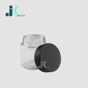 Pot rond transparent en PET de 100 ml à large ouverture avec bouchon CR pour fleurs et aliments secs - Fabricant Vietnamien - M0340 - Product Image 2