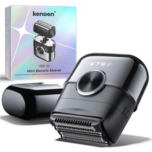 Afeitadora Eléctrica Portátil Mini USB Recargable para Hombre, IPX7 Impermeable, Afeitadora en Seco/Húmedo, Múltiples Cabezales de Afeitado para Cara y Barba - Product Image 2