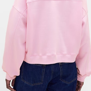 Sudadera Corta para Mujer a Precio Económico, Diseño de Pullover con Precio de Fábrica para Pedidos al por Mayor, Manga Larga, Material Suave de Alta Calidad - Product Image 6