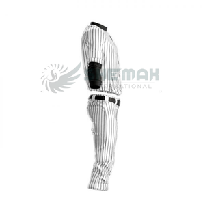 Uniforme completo de béisbol ideal para deportes de equipo ofrece construcción de tela de primera calidad para mayor durabilidad y desgaste duradero a la venta - Product Image 4