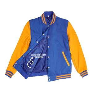 Patchs de broderie personnalisés Letterman de haute qualité veste universitaire pour hommes nouveau design de veste universitaire pour hommes en vente - Product Image 5